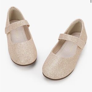 Gold Sparkle Kids Shoes